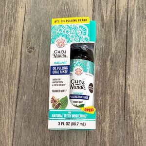 NEW GuruNanda Oil Pulling - Farmed Mint 3 oz